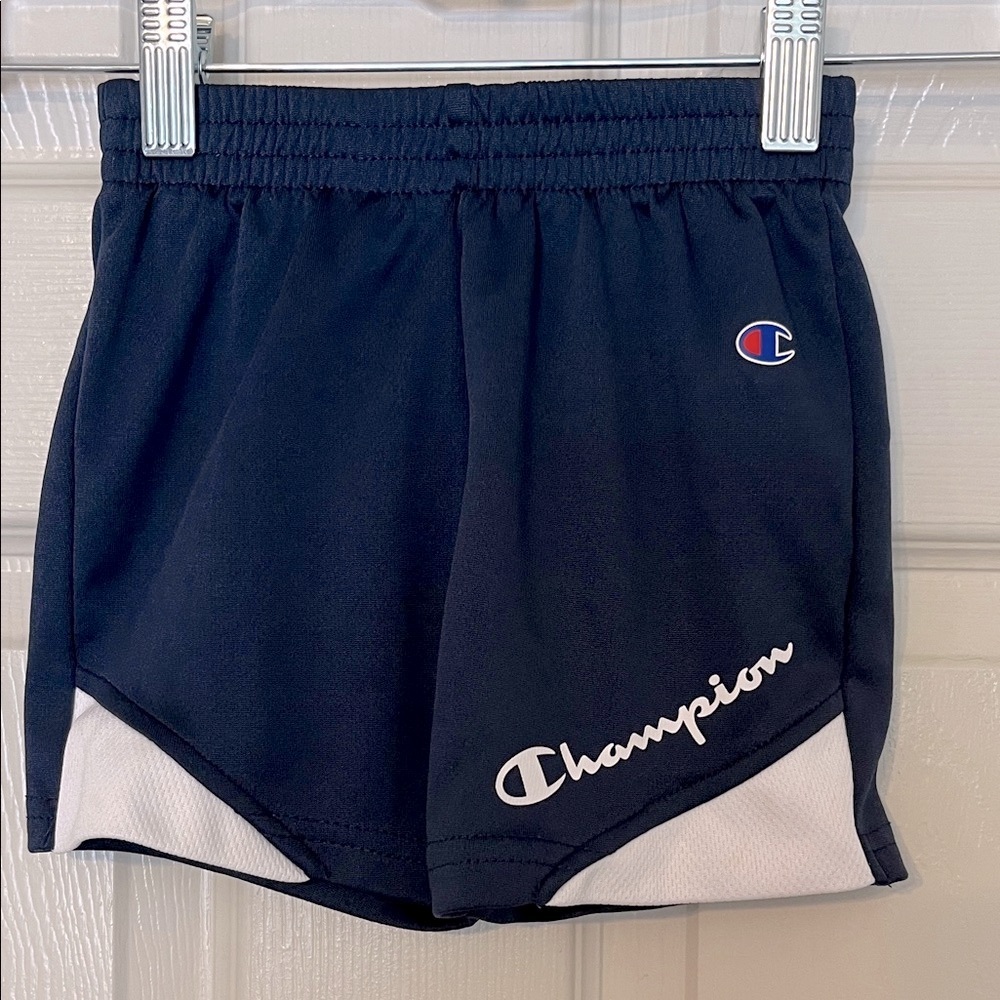 Champion Kids Navy Blue Shorts with White Details 2T